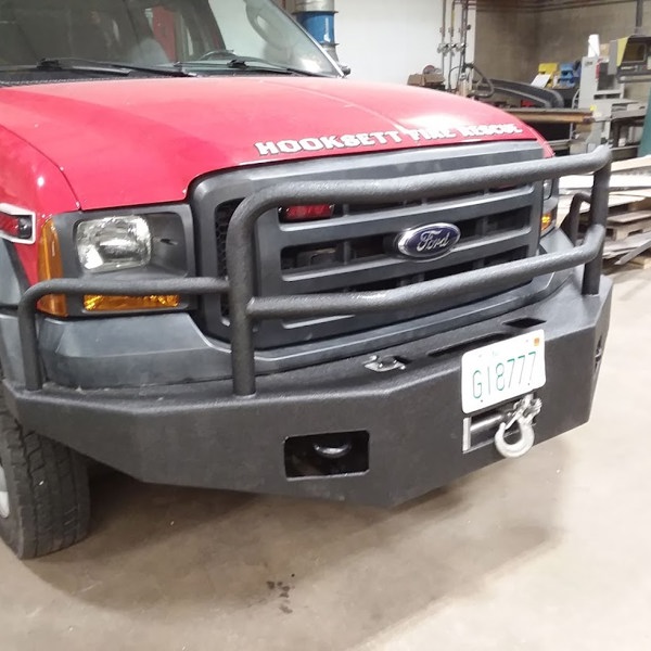 Custom Bumper with Brush Guard